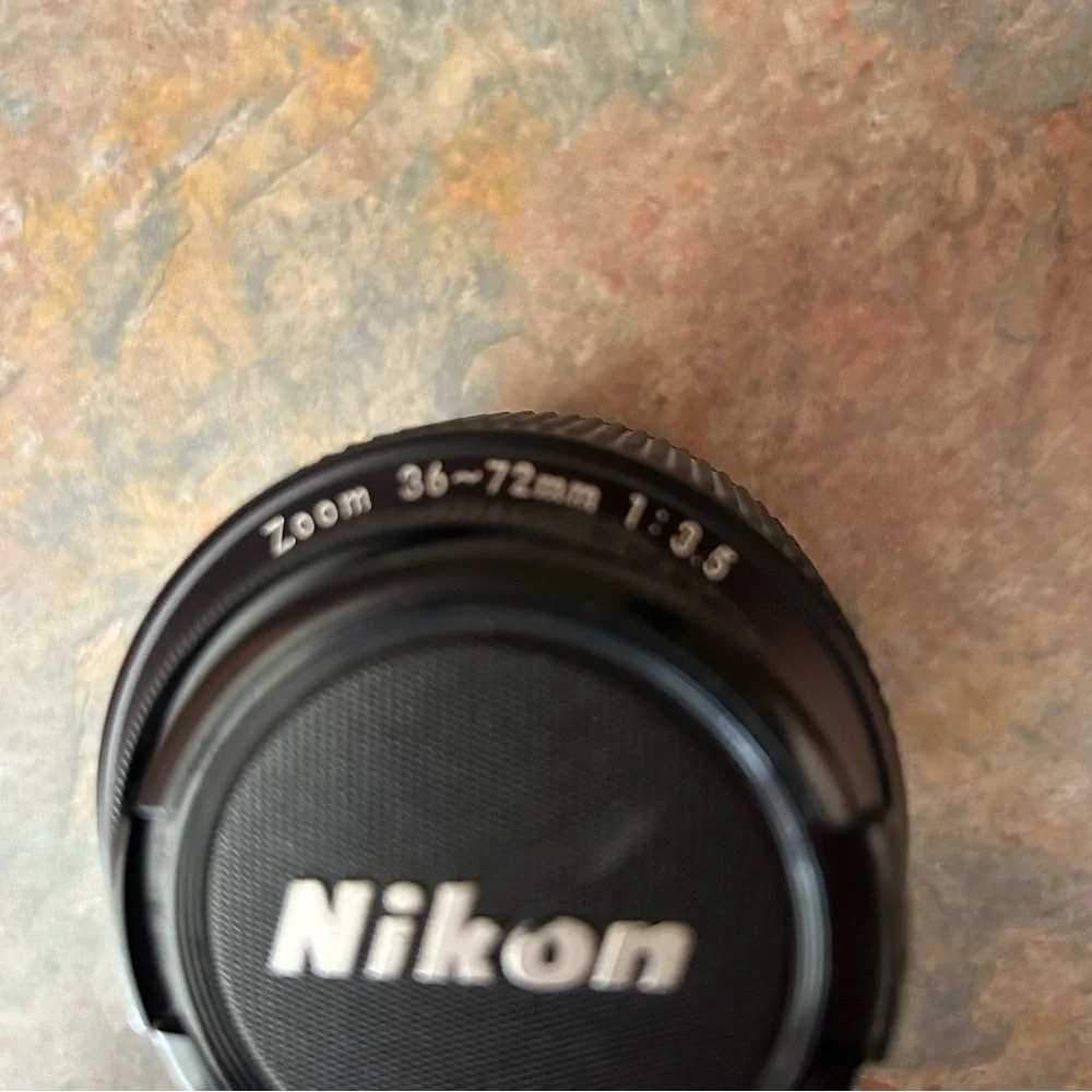 NIKON LENS ZOOM 36~72 1:3.5 PLUS NIKON CASE EUC 📷